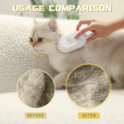 Cepillo pulverizador para mascotas