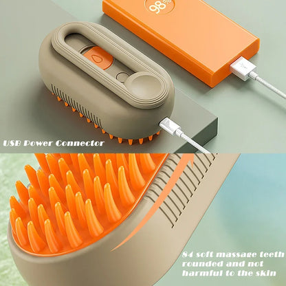 Cepillo pulverizador para mascotas