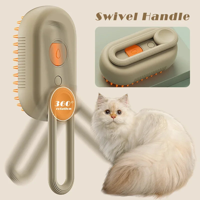 Cepillo pulverizador para mascotas