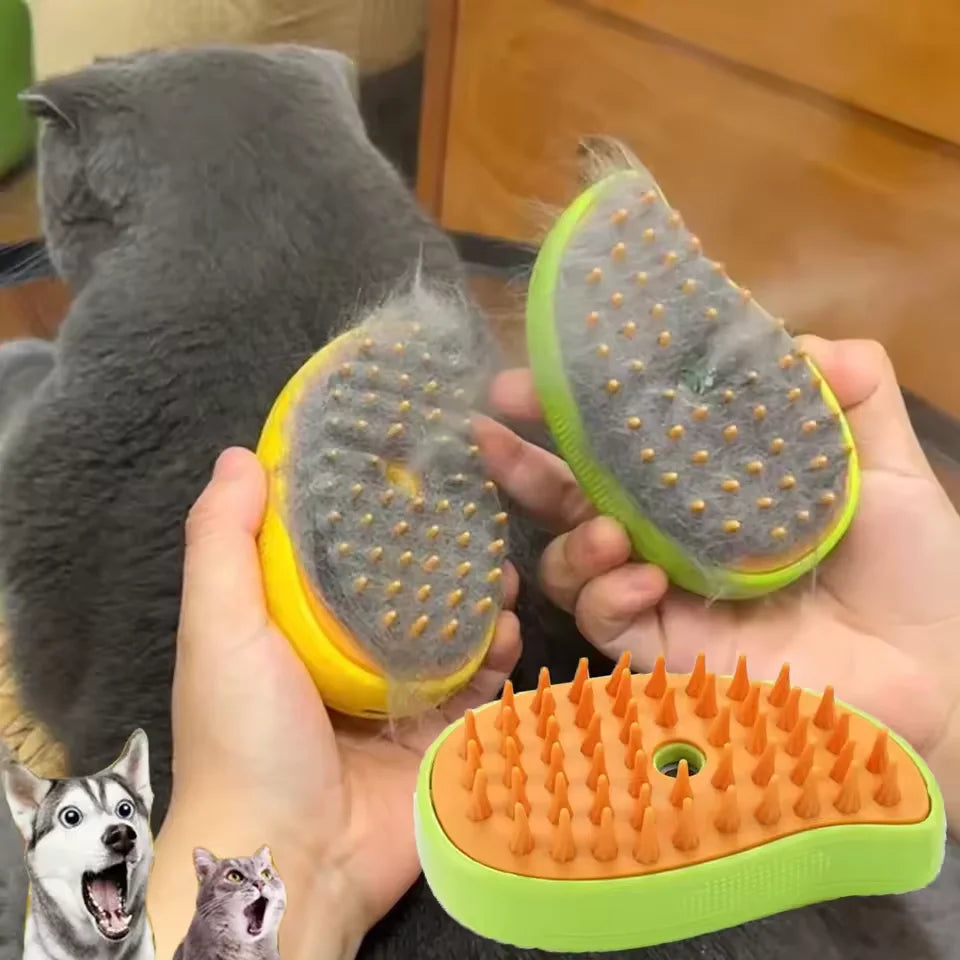 Cepillo Pulverizador para Mascotas