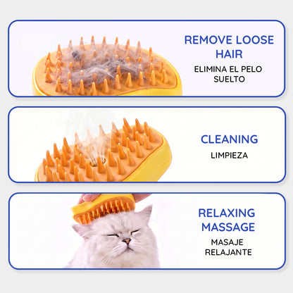 Cepillo de Vapor para Gatos